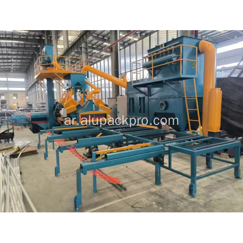 آلة السفع الرملي للألمنيوم ذات الإطار الشمسي